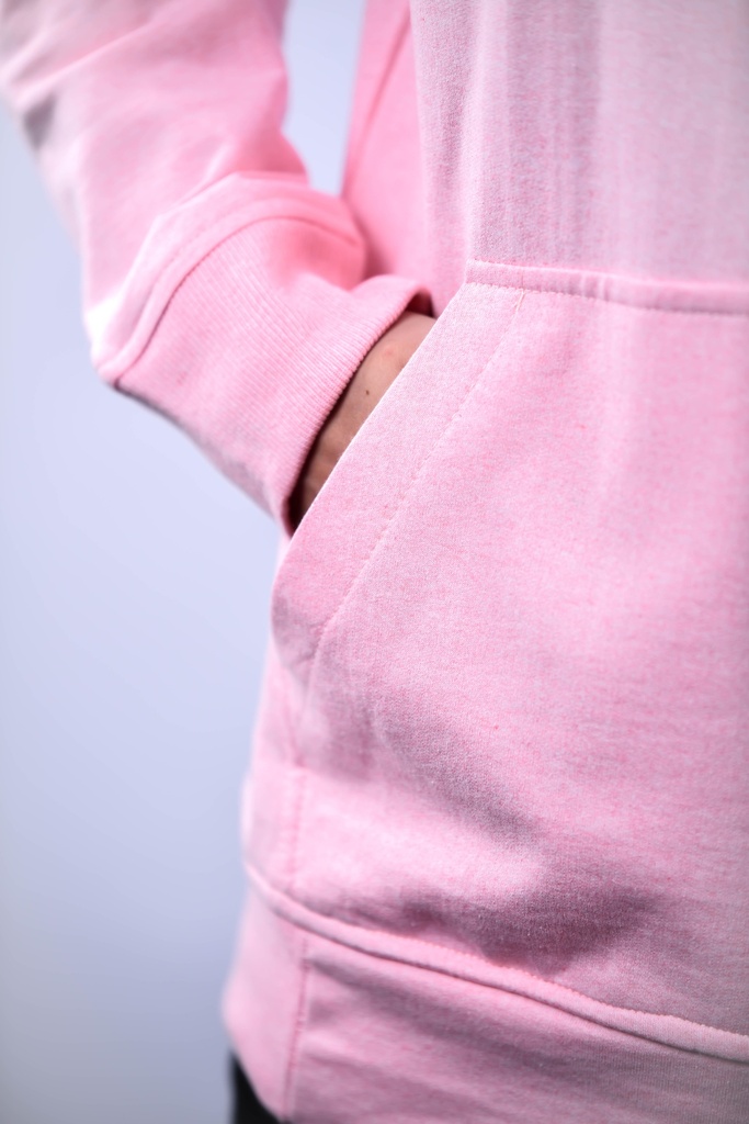 SWEATSHIRT BASIQUE ROSE CLAIR