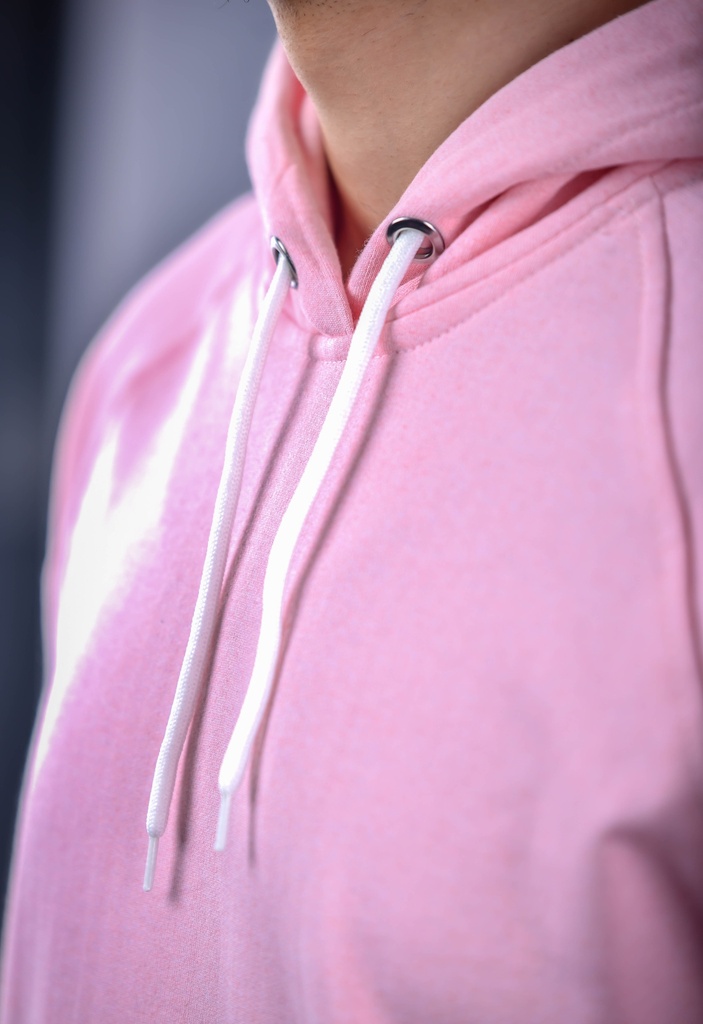 SWEATSHIRT BASIQUE ROSE CLAIR