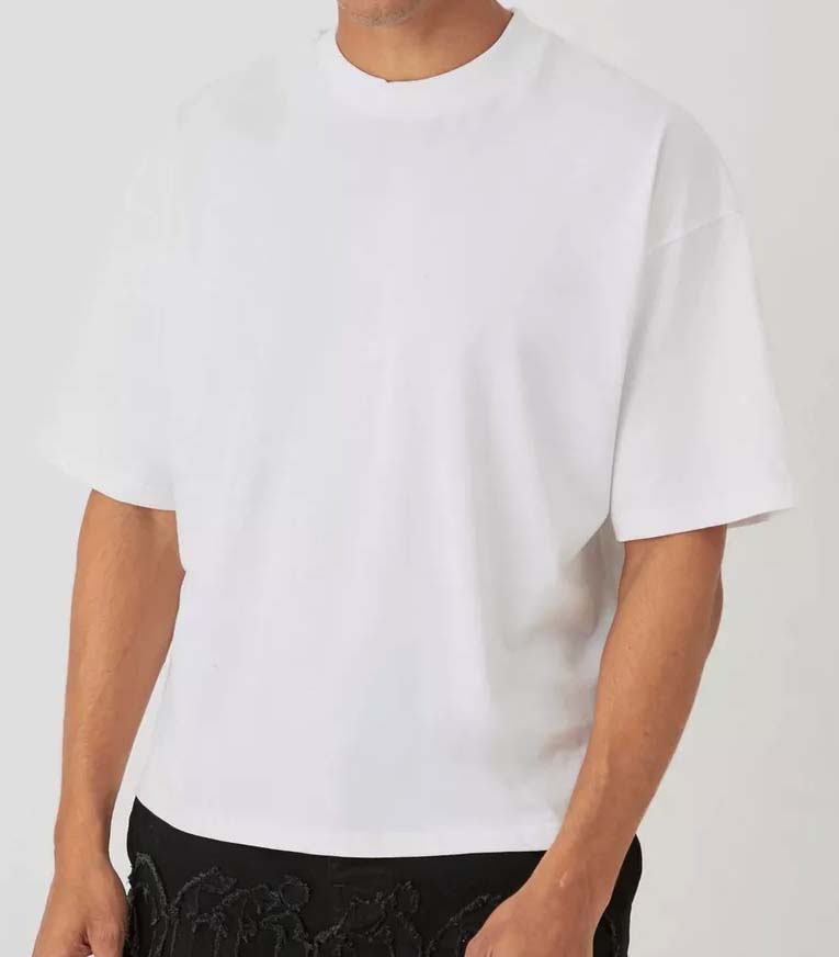 T-SHIRT PREMIUM BLANC OVERSIZE