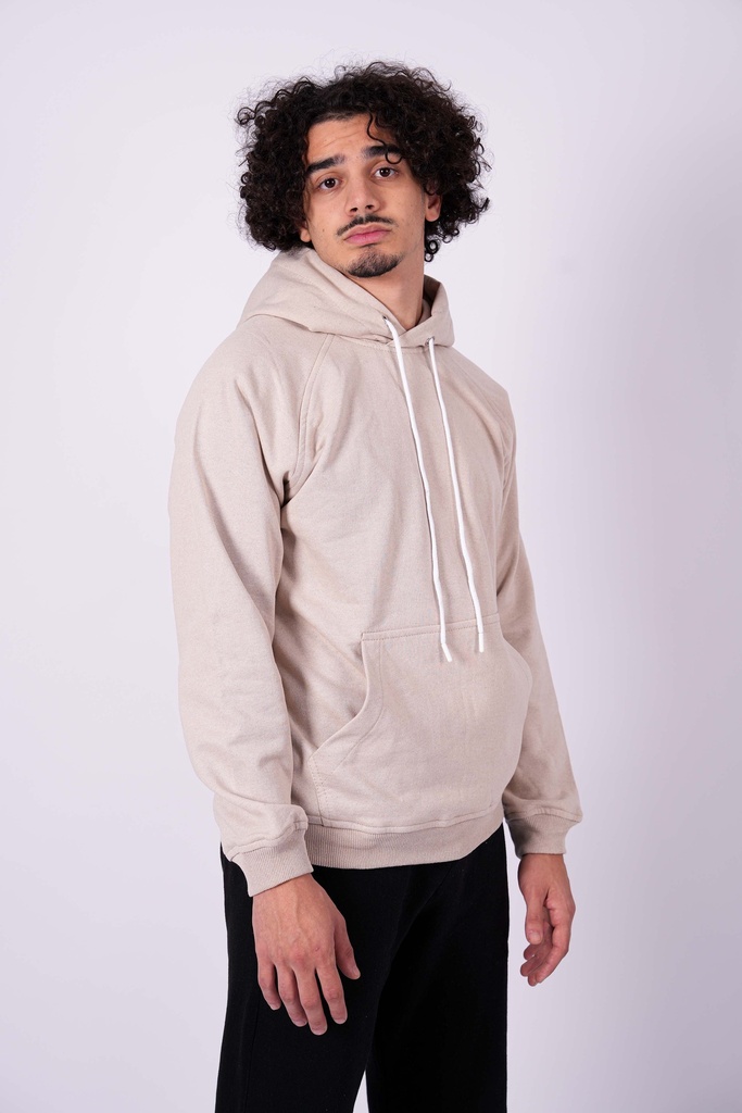 SWEATSHIRT BASIQUE BEIGE