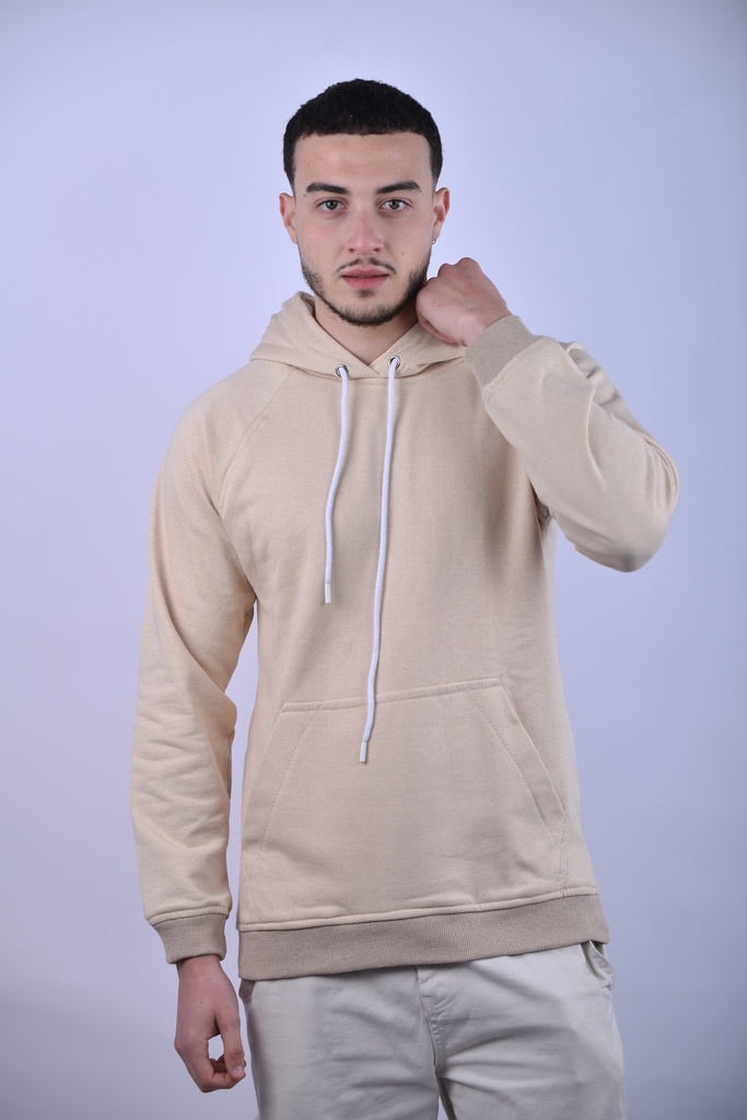 SWEATSHIRT BASIQUE BEIGE