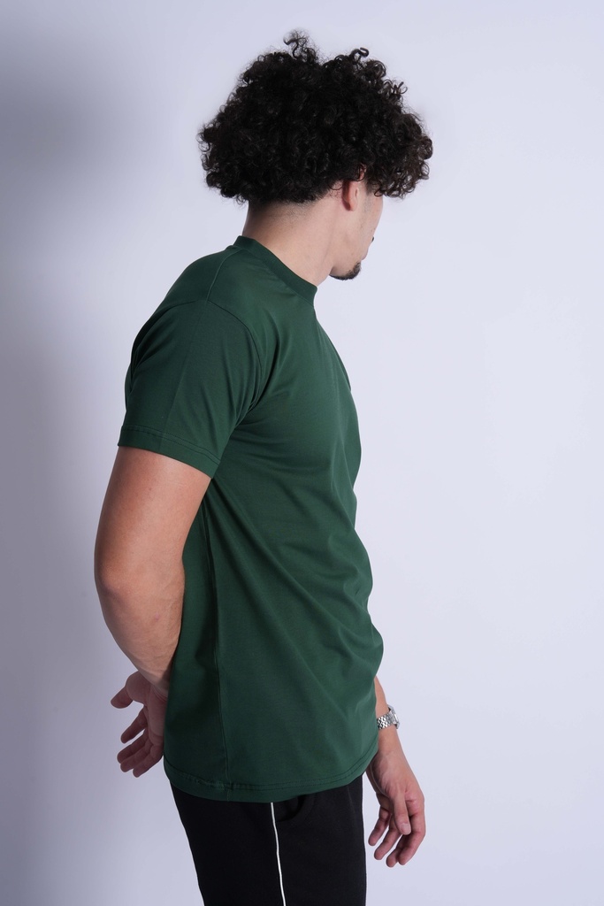 T-SHIRT BASIQUE VERT EMERAUDE