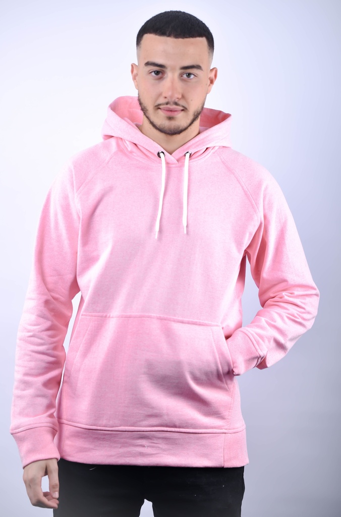 SWEATSHIRT BASIQUE ROSE CLAIR