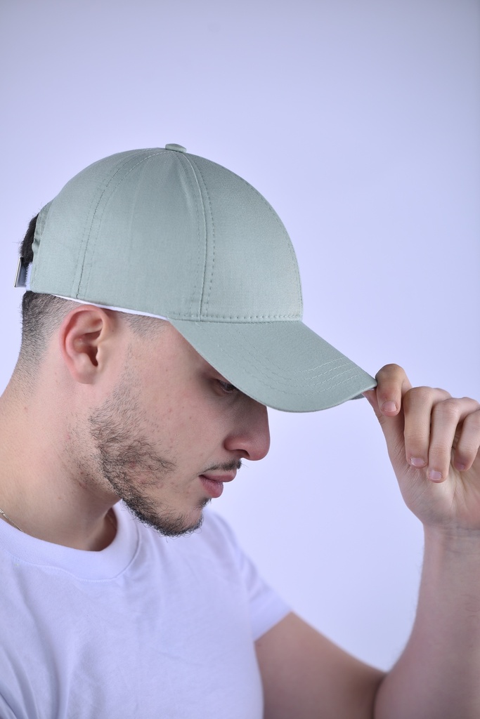 CASQUETTE VERT D'EAU