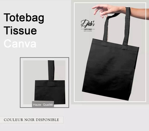 [TOT0001] TOTE BAG noir