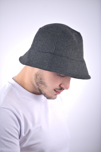 [CPB0005] CHAPEAU BOB GRIS SOURIS