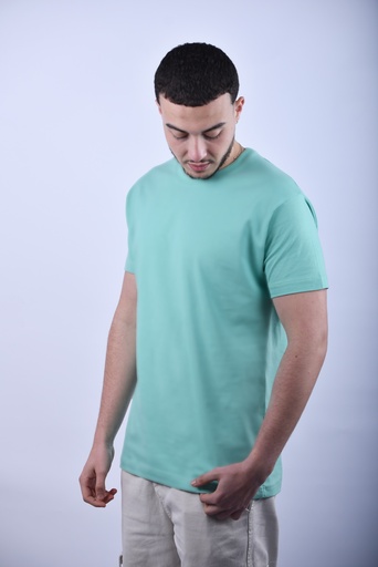 T-SHIRT BASIQUE VERT D'EAU