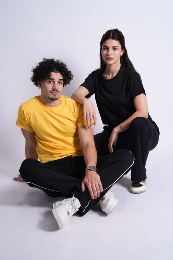 T-SHIRT BASIQUE JAUNE