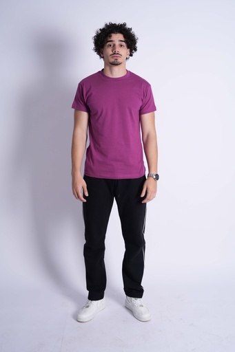 T-SHIRT BASIQUE VIOLET